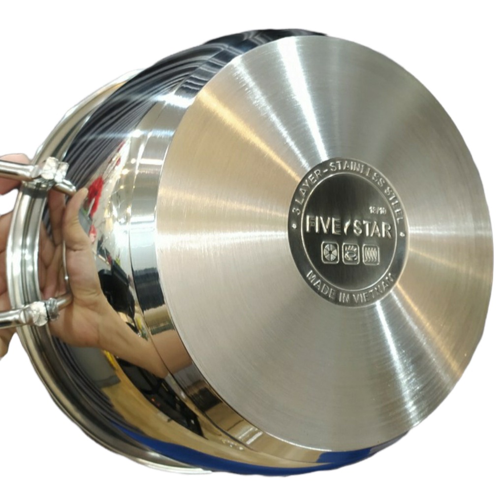 Nồi inox 3 đáy  Five Star Plus
