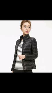 Áo khoác nữ lông vũ uni hàng nội địa