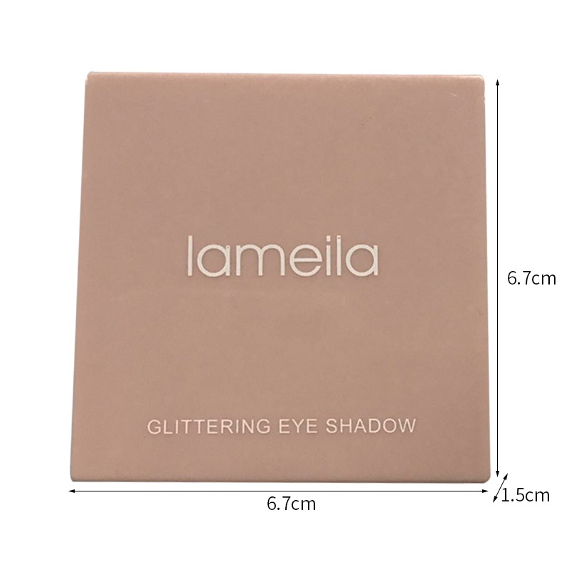 [Hàng mới về] Bảng phấn mắt Lameila 6 màu tông khói ấm chống nước kèm cọ trang điểm
