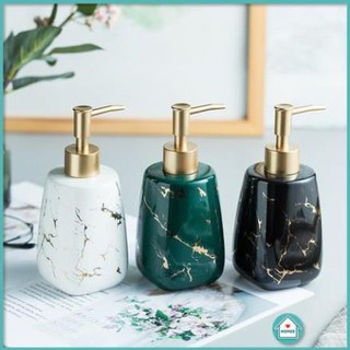 Chai Xịt Đựng Sữa Tắm, Chai Đựng Dầu Gội Trong Khách Sạn, Vỏ Chiết Mỹ Phẩm 350ml Bằng Gốm Sứ Cao Cấp Homee Shop