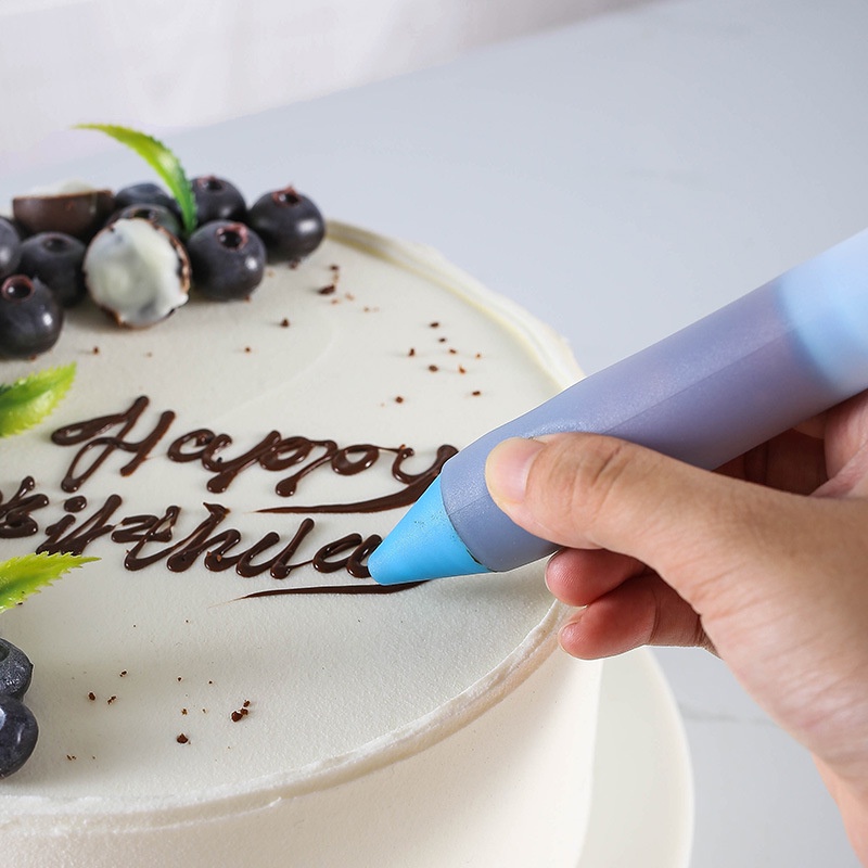 Bút Viết Chữ Trang Trí Bánh Kem, bơm được Socola và kem Tiện Dụng Cho Nhà Bếp