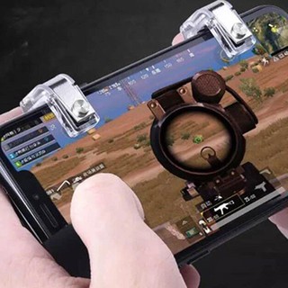 Nút bắn PUBG, 2 nút màu trắng hỗ trợ người chơi game PUBG mobile phù hợp với mọi thiết nị SmartPhone