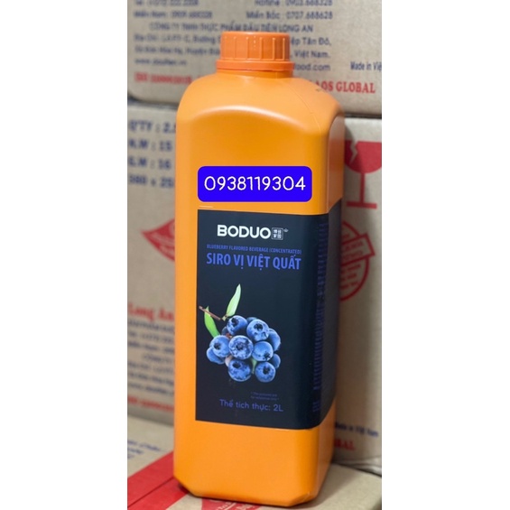 siro boduo việt quất 2lit
