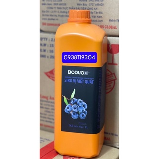Siro boduo việt quất 2lit