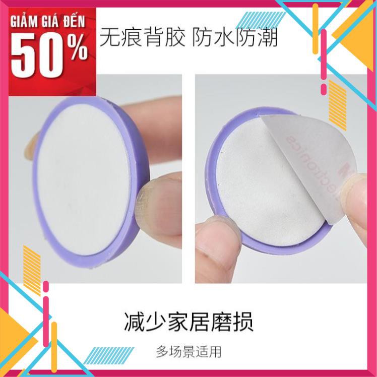 [CÓ VIDEO] Miếng chặn cửa cao su silicon dán tường tủ bàn ghế chống tiếng ồn va đập dễ thương