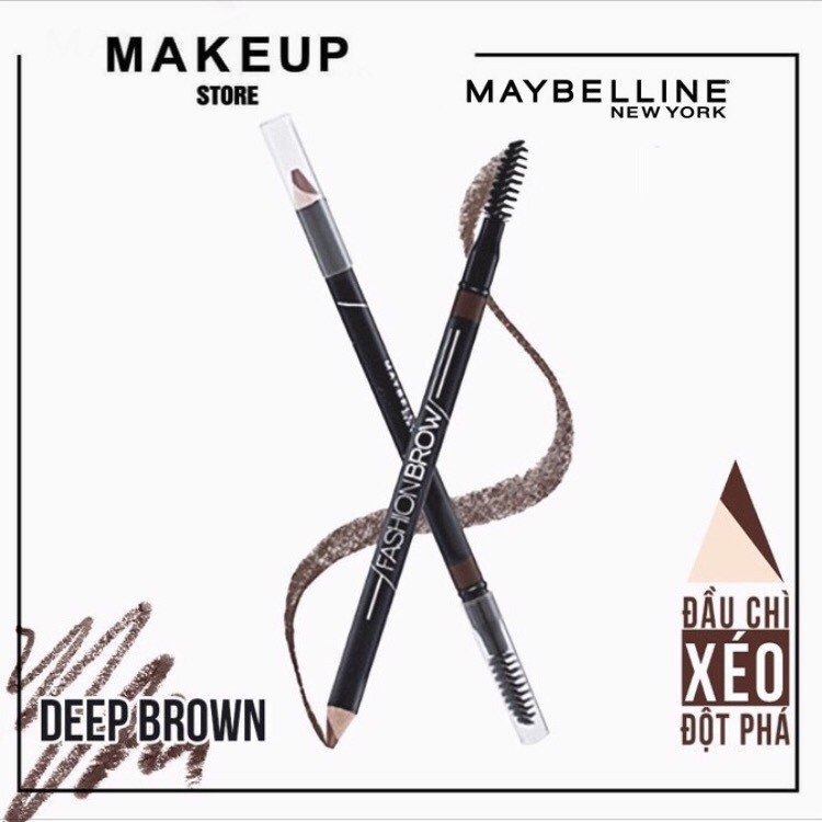 Chì Kẻ Mày 2 Đầu Maybelline New York Fashion Brow Cream Pencil