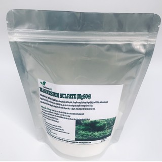 Phân hóa học MgSO4 MAGNESIUM SULFATE 500 gram