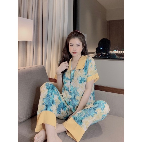 ĐỒ BỘ PIJAMA MẶC NHÀ HOẠ TIẾT HOẠT HÌNH CHẤT SIÊU MÁT | BigBuy360 - bigbuy360.vn