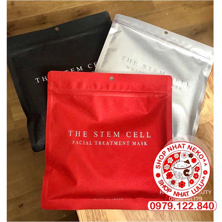 Mặt nạ tế bào gốc the stem cell nhật bản (màu đen/trăng/đo)