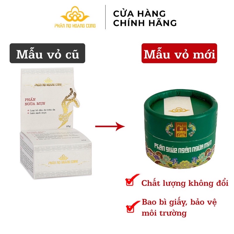 Phấn Nụ giúp ngừa mụn giảm thâm Phấn Nụ Hoàng Cung 25gr