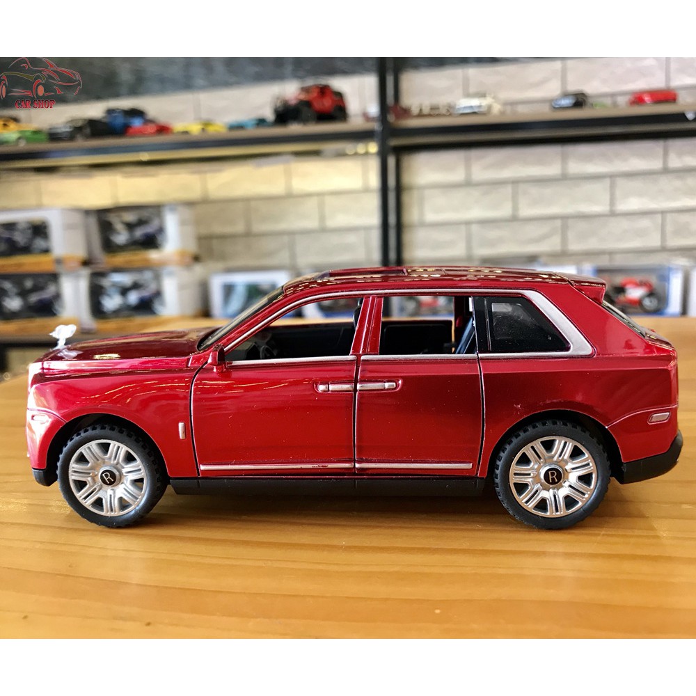 Mô hình xe ô tô Rolls-Royce Cullinan tỉ lệ 1:32 màu đỏ