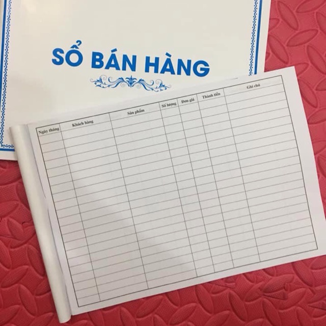 Combo 11 sổ bán hàng a4 100 trang