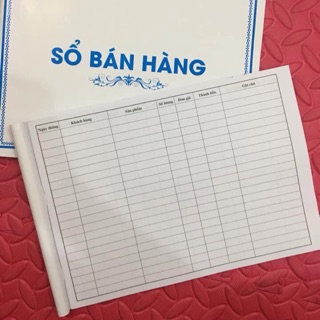 Combo 11 sổ bán hàng a4 100 trang