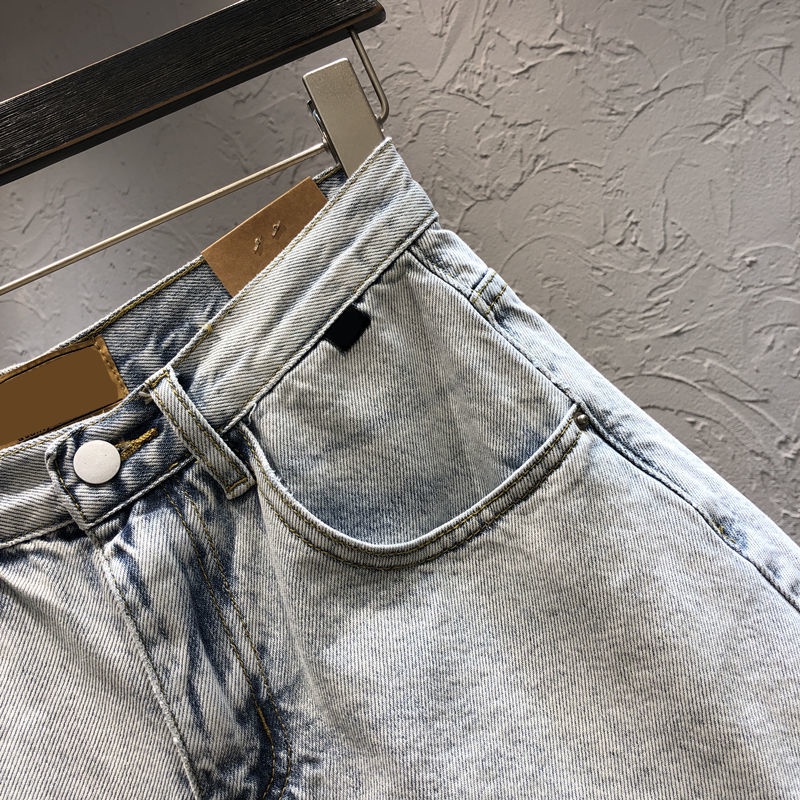 Quần Short Denim Lưng Cao Size Lớn S-5XL Trẻ Trung