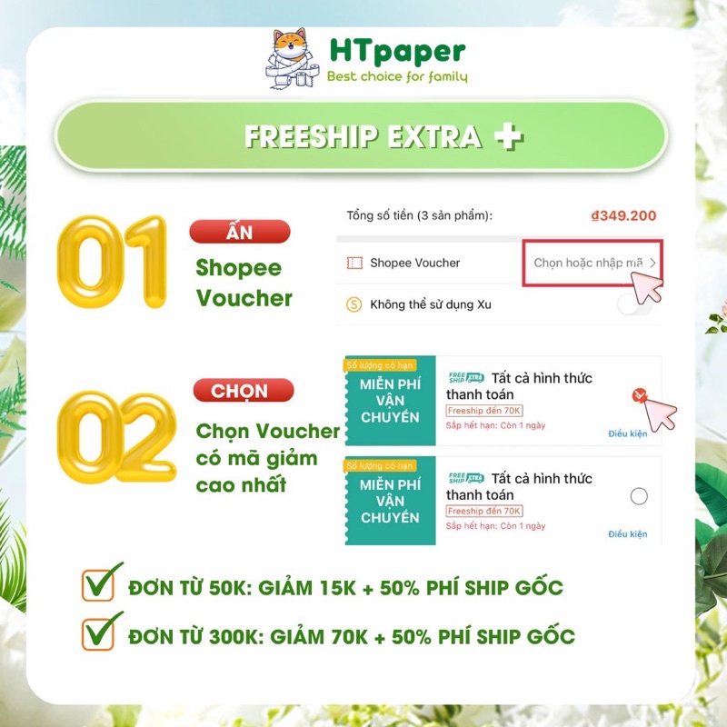 💥 Lốc 10 cuộn Giấy vệ sinh Pulppy cao cấp chính hãng siêu mềm mịn