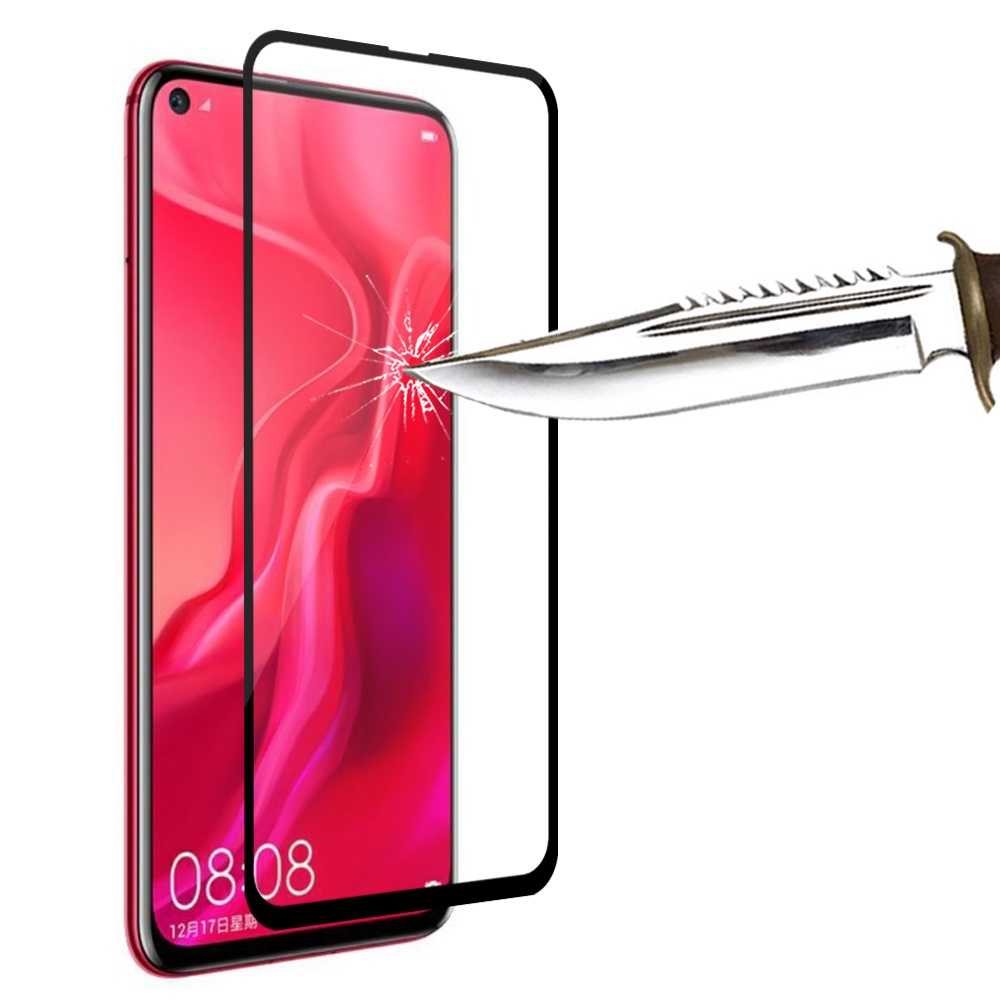 Cường lực Huawei Nova 4 9D Full toàn màn hình cao cấp, Kính Trong Ko Full, không chấm li ti