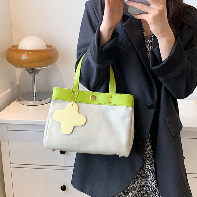 IELGY Túi Đeo Vai Vải canvas Dây Bản Rộng Phong Cách Hàn Quốc Dành Cho Nữ