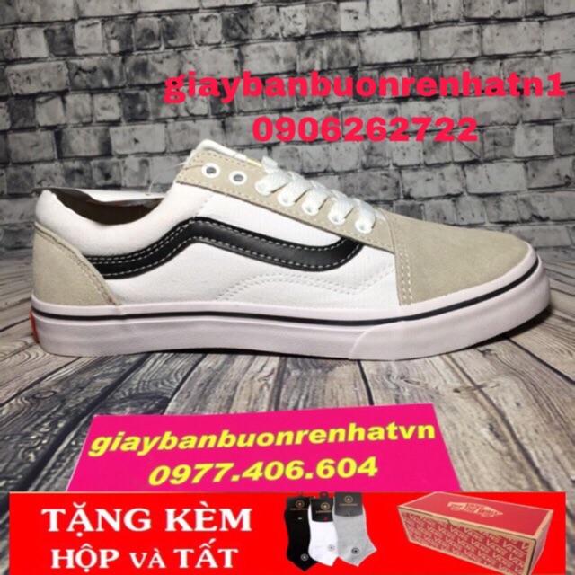 [TẶNG HỘP + TẤT ] GIẦY THỂ THAO V OLK DA NAM NỮ