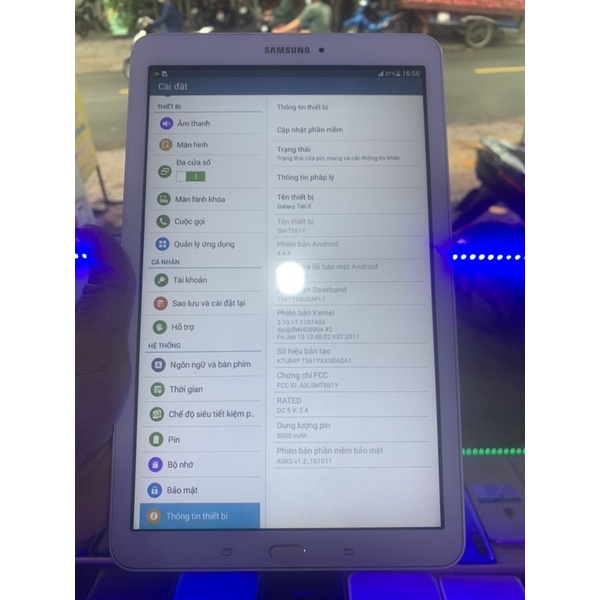 Bán máy tính bảng samsung tab E