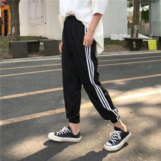 ( Hot ) Quần Nỉ 3 Sọc Thể Thao Nam-Nữ Mặc Đều Ok- XA HANG
