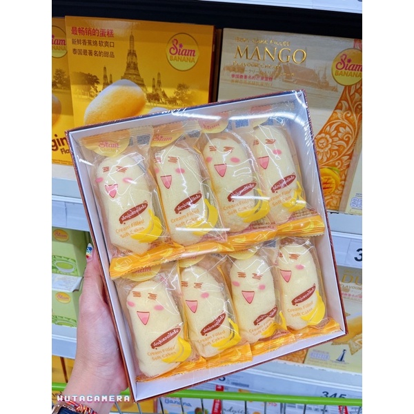 Bánh chuối, sầu riêng, xoài, lá dứa SIAM Thái