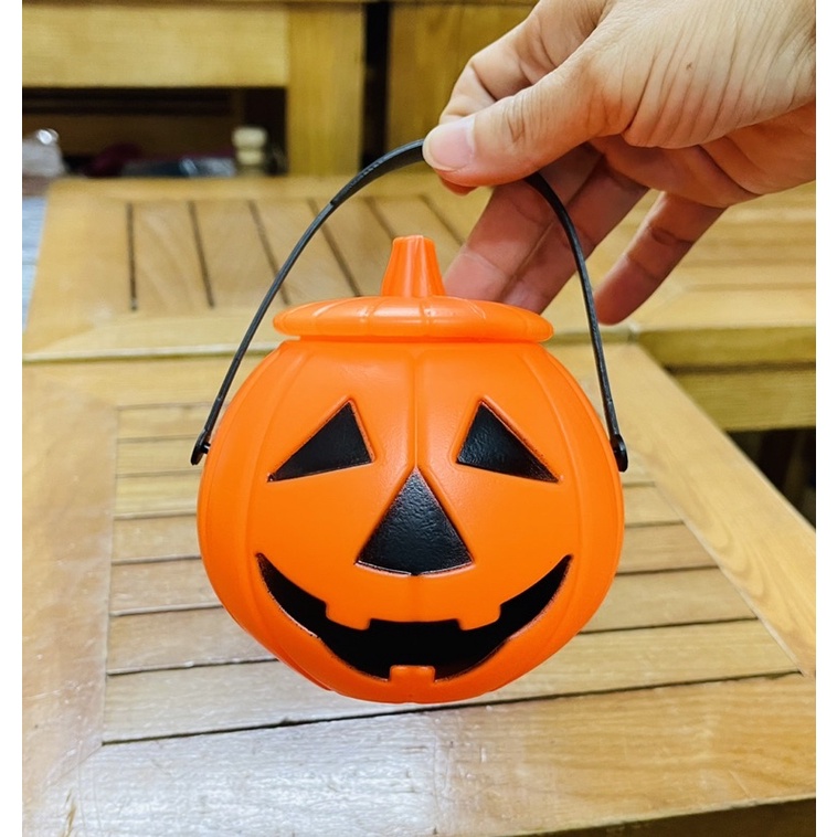 giỏ bí ngô HALOWEEN / giỏ đựng kẹo chơi HALOWEEN loại đẹp