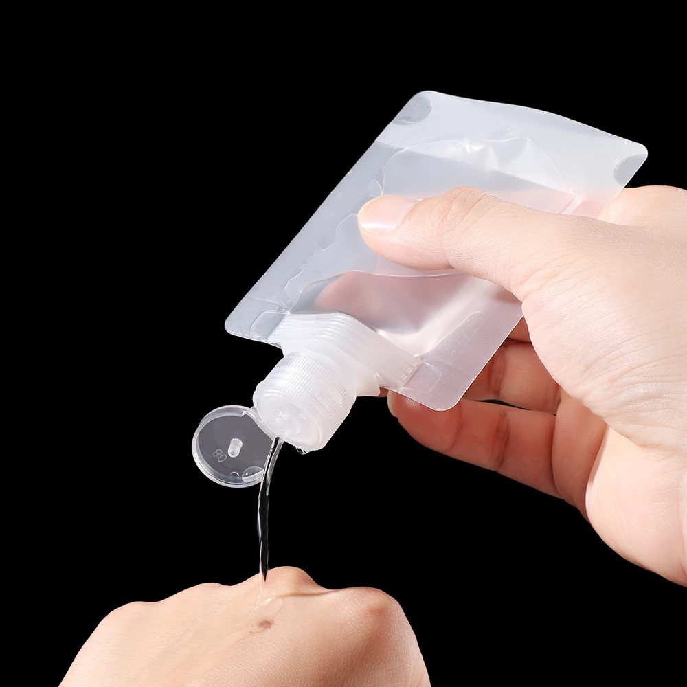 Túi rỗng 30 / 50 / 100ml trong suốt đựng mỹ phẩm tiện dụng khi đi du lịch