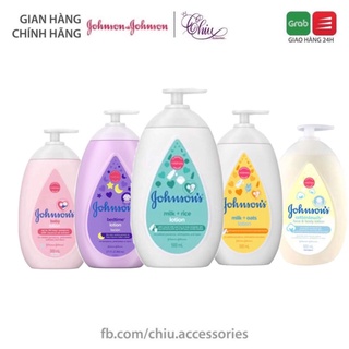 Sữa dưỡng ẩm da Johnson & Johnson cho bé 500ml (Pink lotion/ Milk rice lotion/ Cotton touch)
