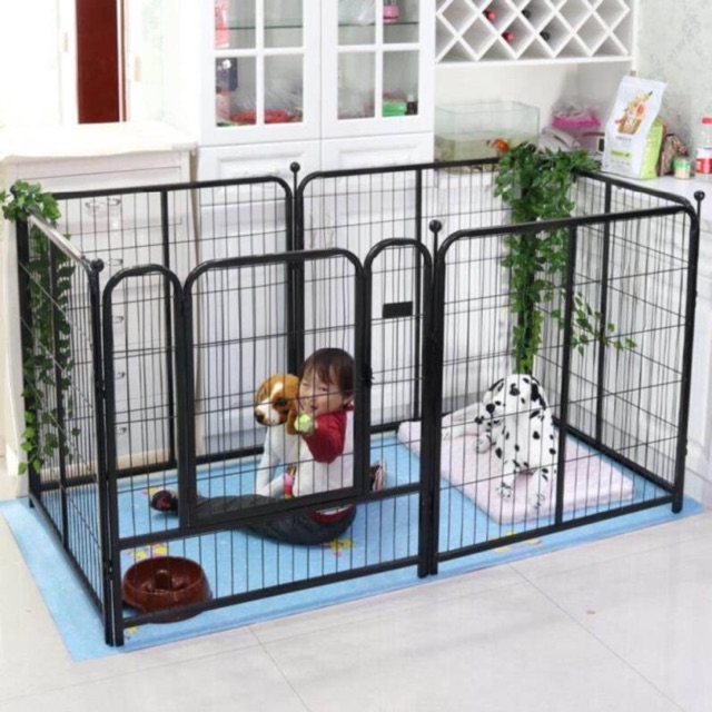 Quây hàng rào sắt sơn tĩnh điện Size S: 60cm * 60cm * 60cm (4 miếng kèm gói quà)