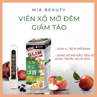Viên xổ mỡ đêm giấm táo - Xổ mỡ ban đêm giam mỡ bụng - Mia beauty