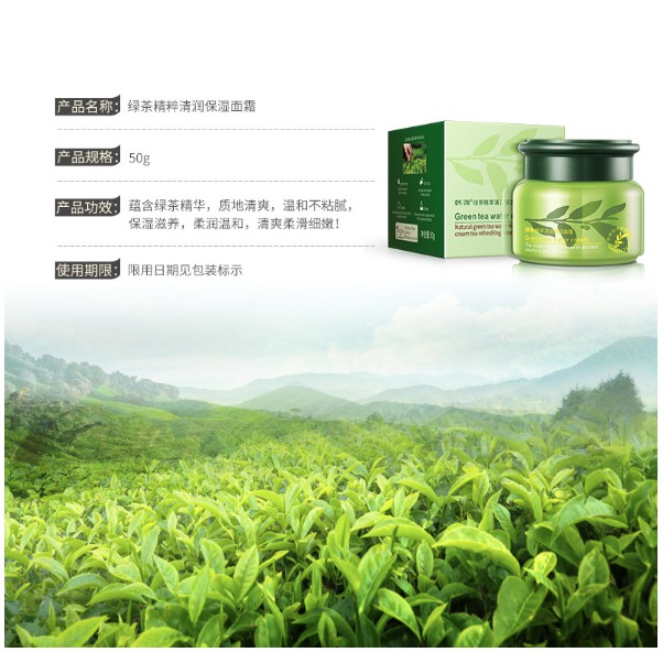 Kem Dưỡng Da Trà Xanh Rorec Green Tea Water Cream