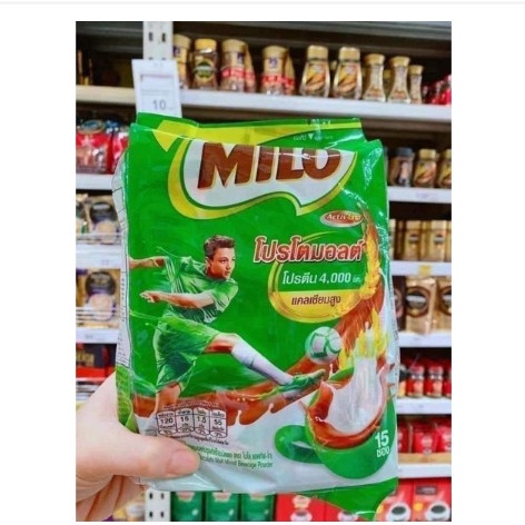 [Nội Địa Thái] Túi 33 gói Milo 3 in 1 hòa tan Thái Lan siêu ngon mẫu mới