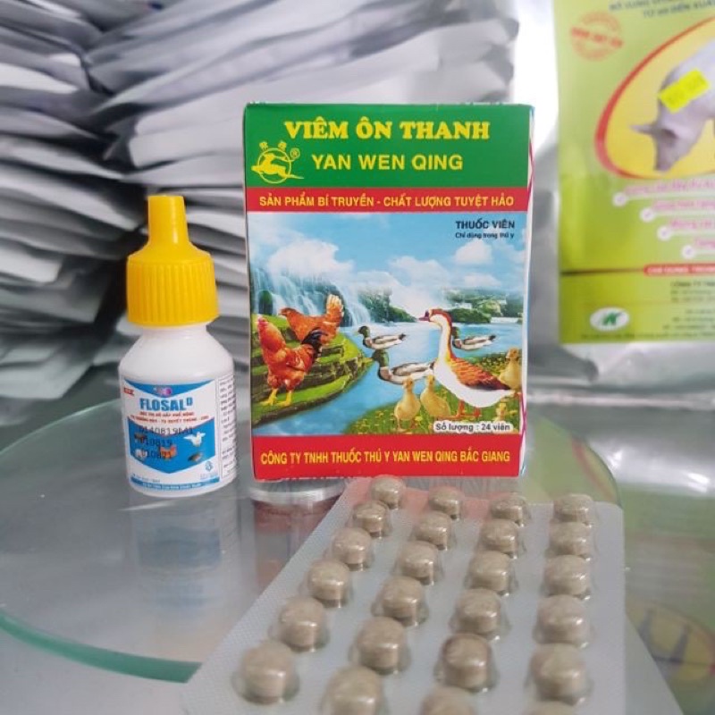 Combo Viêm ôn thanh + flosal