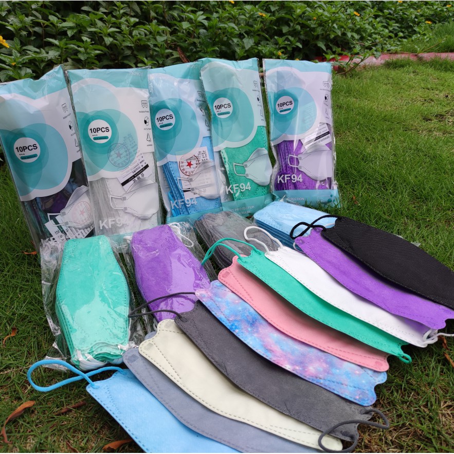 kf94 khẩu trang 10 chiếc  Masks FFP2 Anti-fog, Dust-proof, Breathable and PM2.5 Disposable Masks | BigBuy360 - bigbuy360.vn