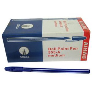 Bút bi AIHAO 555-A (10 cái màu xanh)