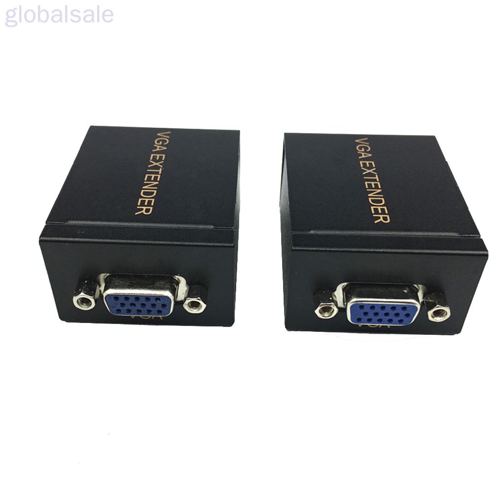Bộ 2 đầu nối dài chuyển đổi VGA 60M sang Lan Ethernet cho KTV