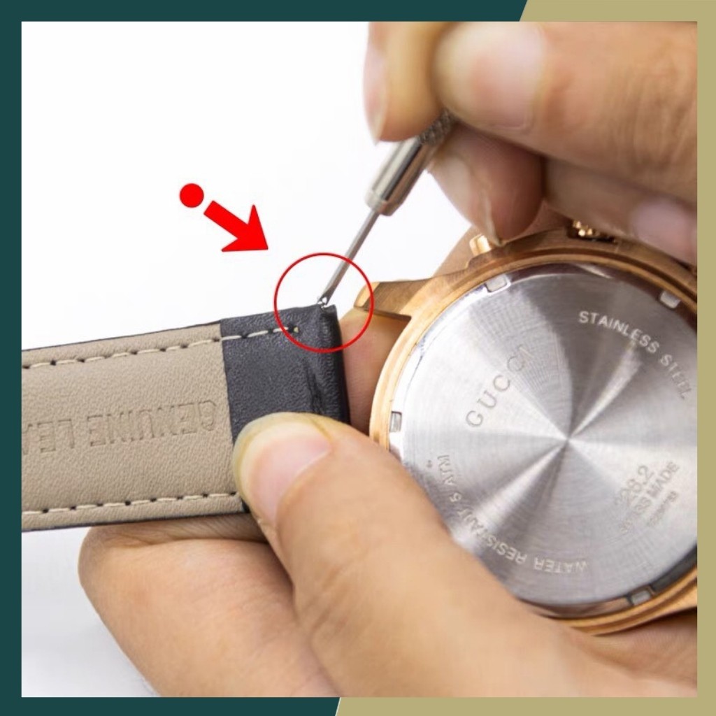 Cây thay dây đồng hồ inox , dụng cụ thay đây đồng hồ, Loại I , thép cứng, tháo được tất cả các loại dây đồng hồ