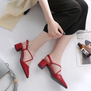 Giày gót vuông công sở