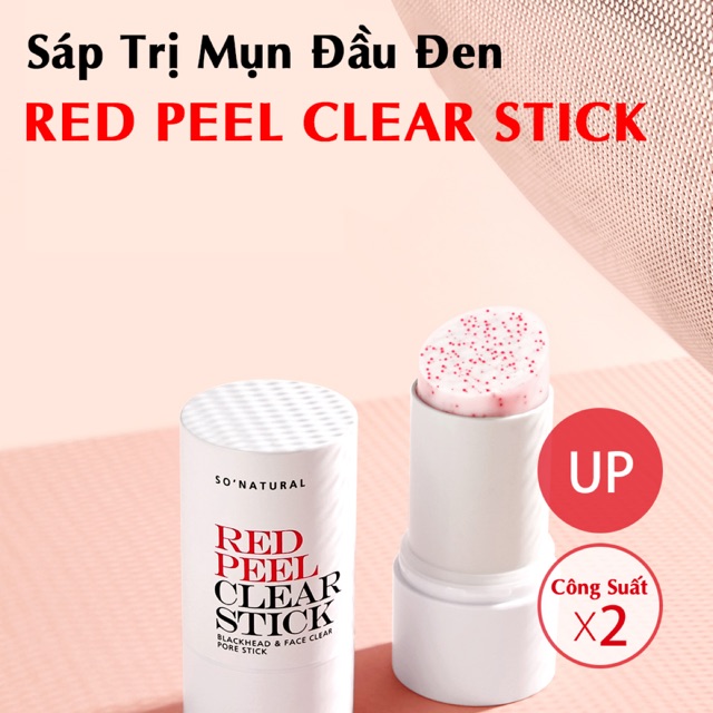 Thanh Lăn Mụn Đầu Đen Red Peel Clear Stick 23g