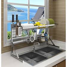 Kệ 1.2M CO GIAN Để Chén Đĩa Thông Minh Trên Bồn Rửa Bát inox 304 Cao Cấp ( KÍCH THƯỚC NÀY KHÔNG SHOP NÀO RẺ BĂNG) | BigBuy360 - bigbuy360.vn