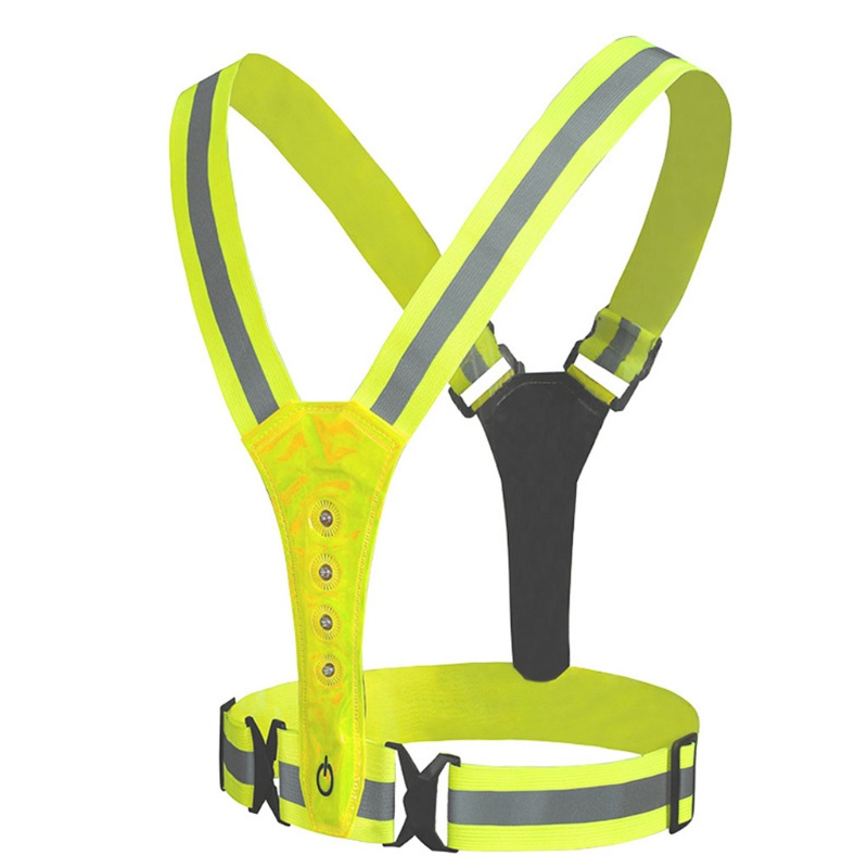 Áo Vest Thể Thao Phản Quang Ánh Sáng Cao Cảnh Báo Tuyệt Vời Hữu Ích