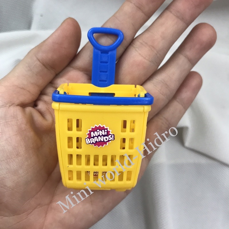 Đồ chơi toy Mini Brands chính hãng kệ giỏ kéo xe đẩy quầy thu ngân siêu thị mini combo