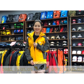 Áo the north face 2 lớp - vàng