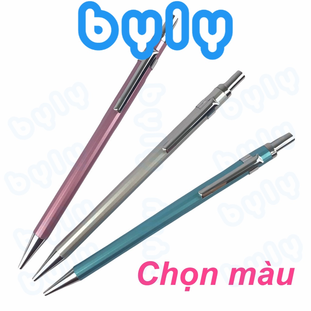 Bút chì kim bấm ngòi 0.5mm vỏ kim loại Deli U999 - ByLy Store