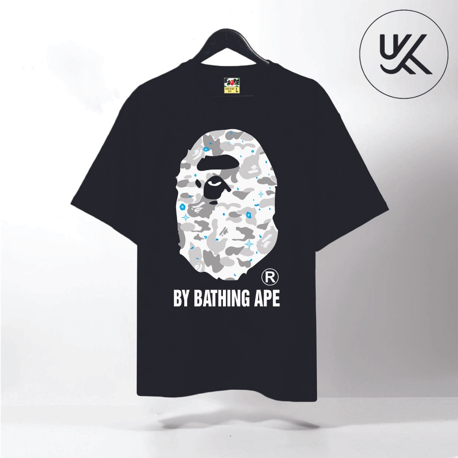 Áo Thun Tay Lỡ BAPE, áo phông Unisex Form rộng oversize, TEE A BATHING APE chất liệu Cotton. KKIMShop