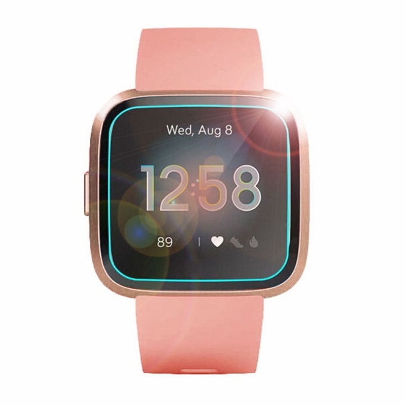 Set 3 Kính Cường Lực Bảo Vệ Màn Hình Đồng Hồ Thông Minh Fitbit Versa Lite