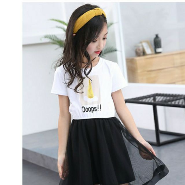 Váy phối lưới bé gái size 15-32kg VH57