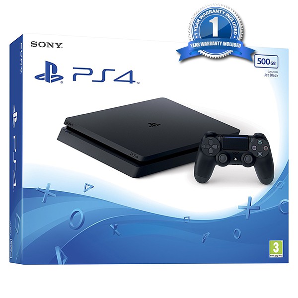 PS4 slim ( 500gb)+ game spider-man và godofwar 4 +1 tay cầm thêm - chính hãng - bảo hành 12 tháng .