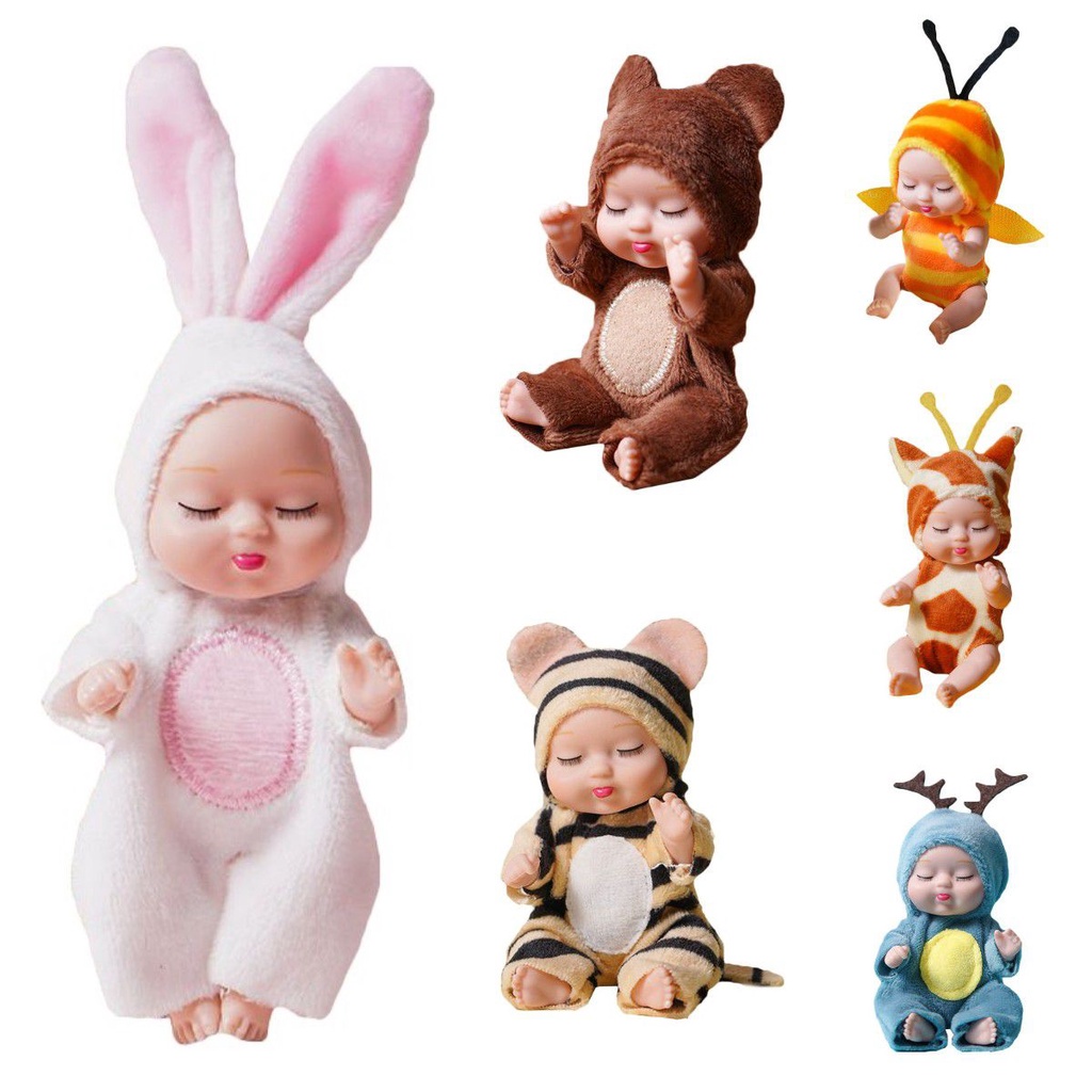 【Ready Stock】Lifelike Sleeping Newborn Baby Doll Limbs Can Be Rotated Christmas Present
