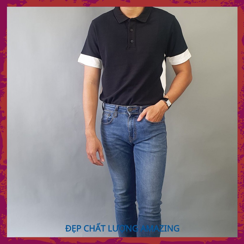 Áo Thun Nam Tay Ngắn | Áo Phông Nam Tay Lỡ Cổ Đứng Thời Trang Cao Cấp A02-04 BadliarShop